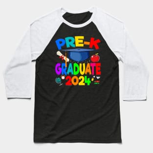 Preschool Graduation 2024 Pre-k Graduate Kids Boys Girls Baseball T-Shirt